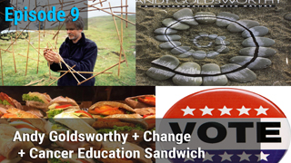 Andy Goldsworthy + Change + Cancer Education Sandwich